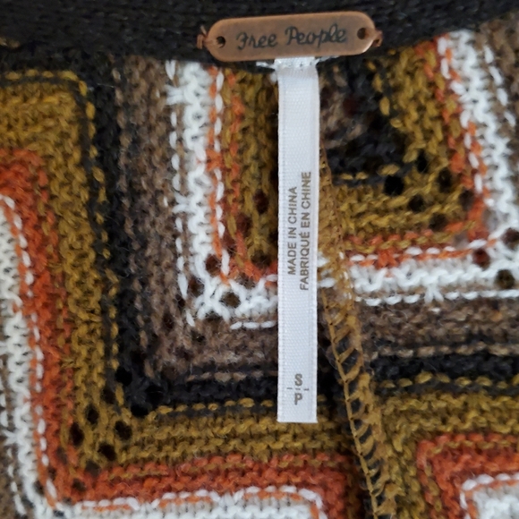 Host Picked - Free People "Rhiannon" Chevron Sweater Dress NWOT - Picture 13 of 15